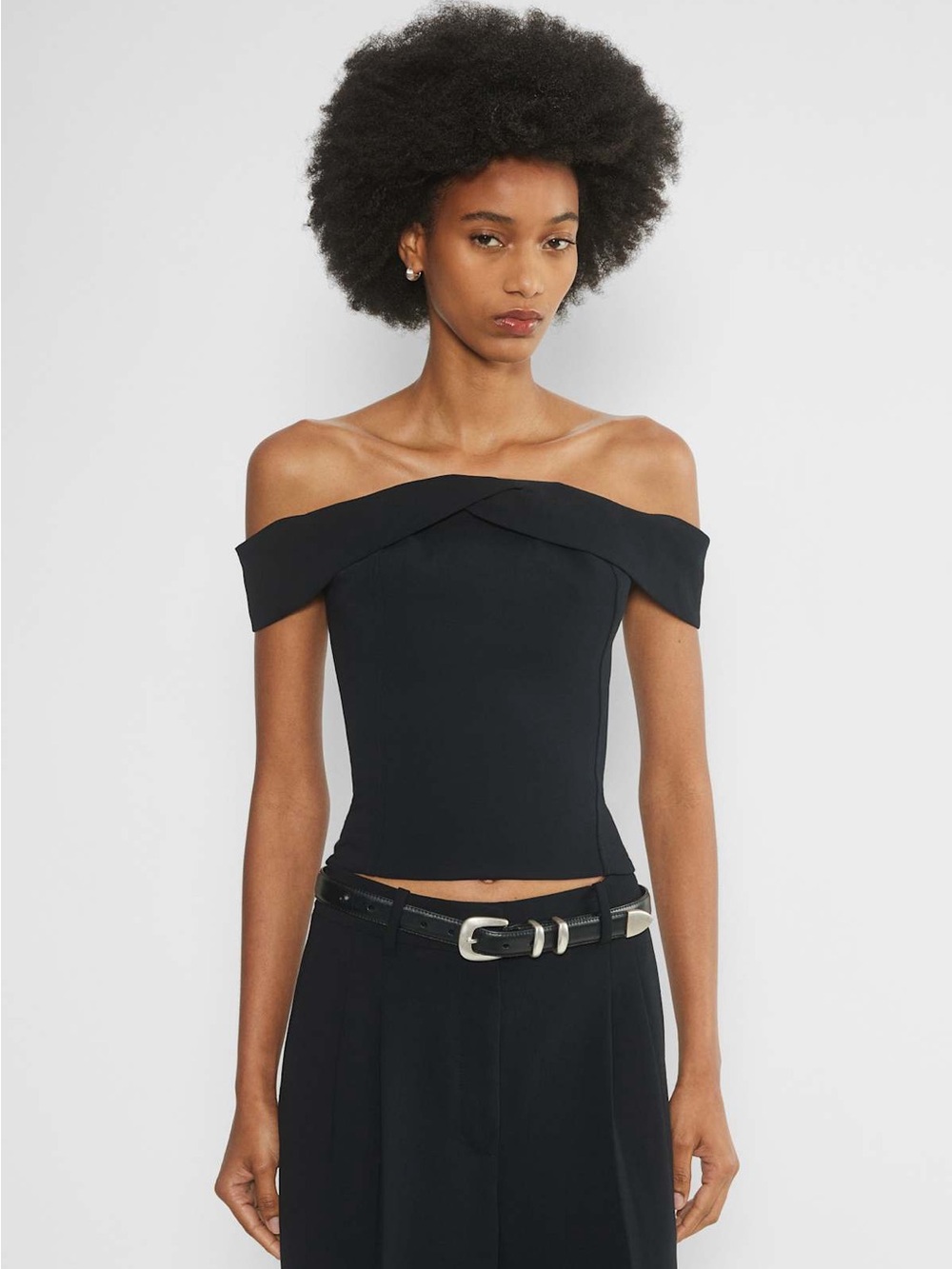 nwot Wilfred Queens top blk S